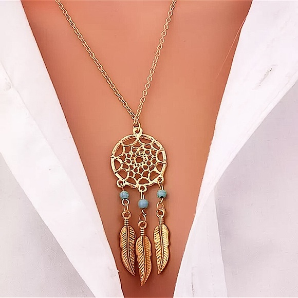 ⚜️[𝟯/$𝟭𝟴]⚜️Silver Dreamcatcher Boho Choker NEW - Picture 6 of 9